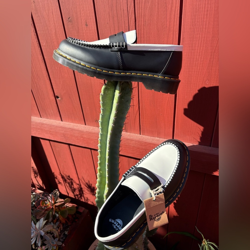Dr. Martens Black and White Leather Penton
Loafers - Picture 15 of 15